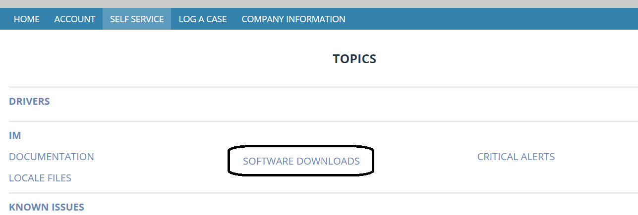 software downloads